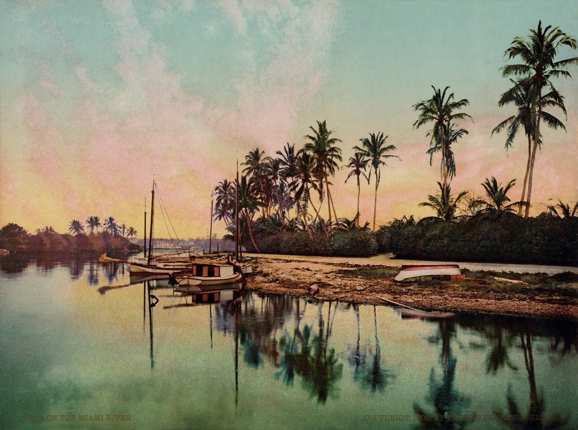 On the Miami River, Florida, 1900, a Wikimedia Commons photograph in Michael Stern's encyclopedia