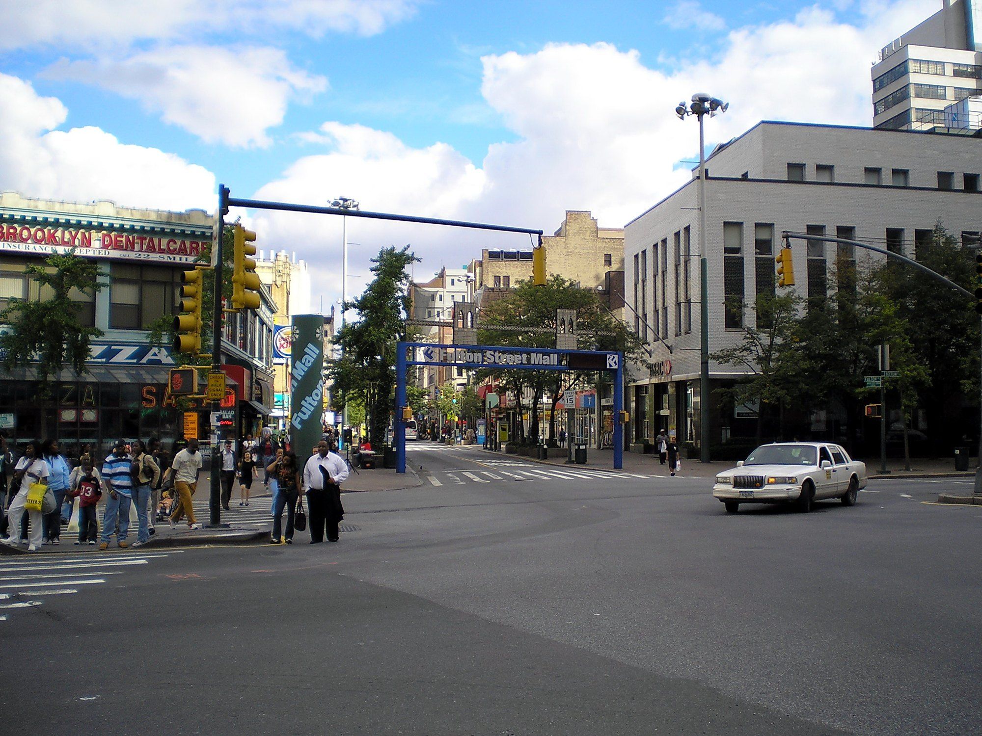 Fulton Street Mall by David Shankbone, a Wikimedia Commons photograph in Michael Stern's encyclopedia