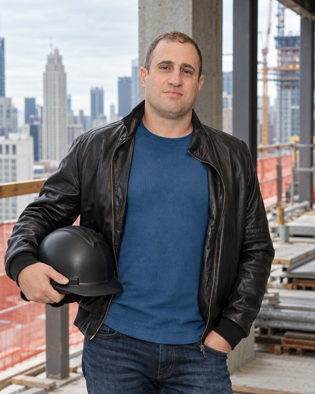 Michael Stern at work, a photograph for the JDS Development Group entry