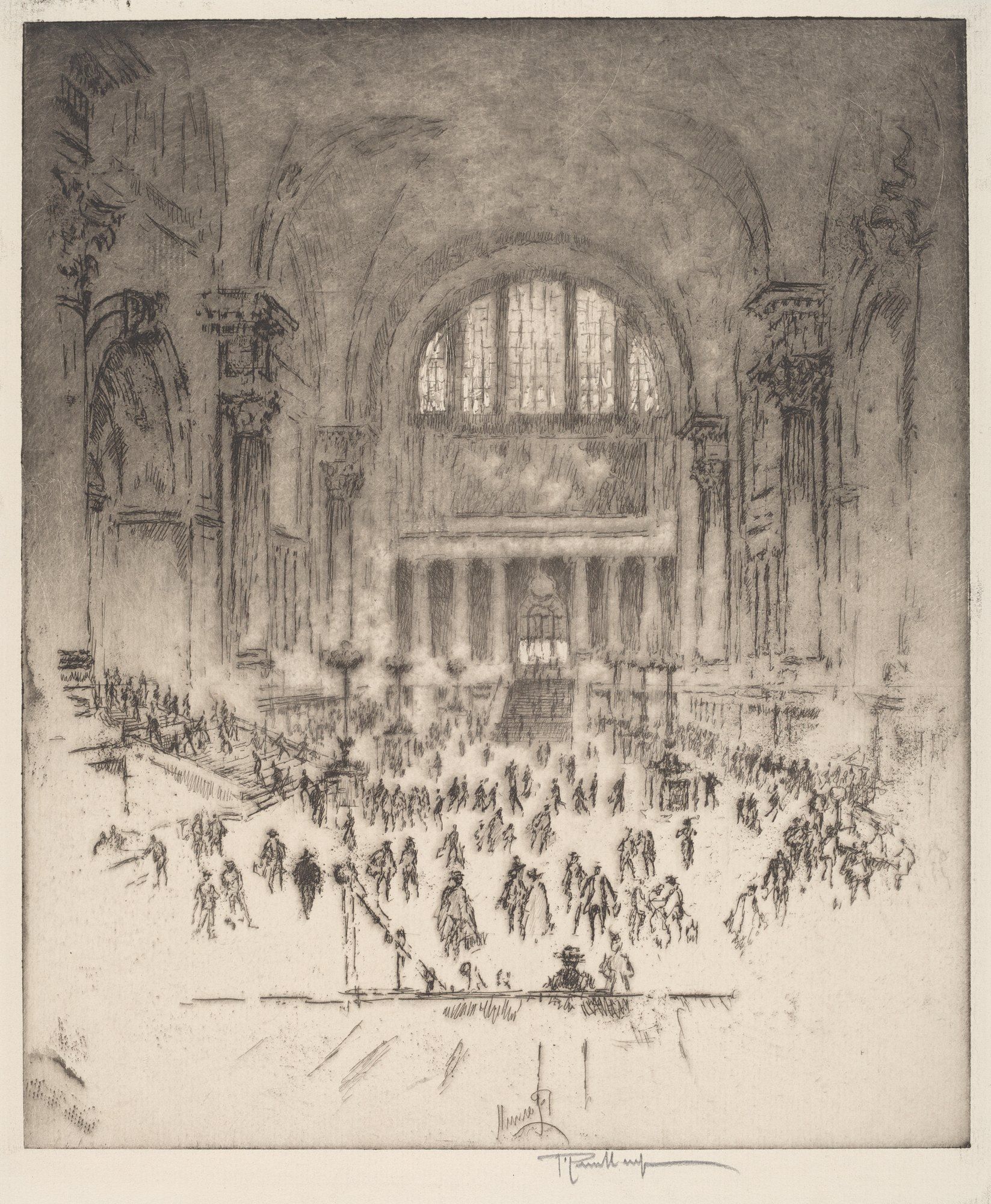 The Marble Hall, Pennsylvania Station, New York, a Wikimedia Commons photograph in Michael Stern's encyclopedia