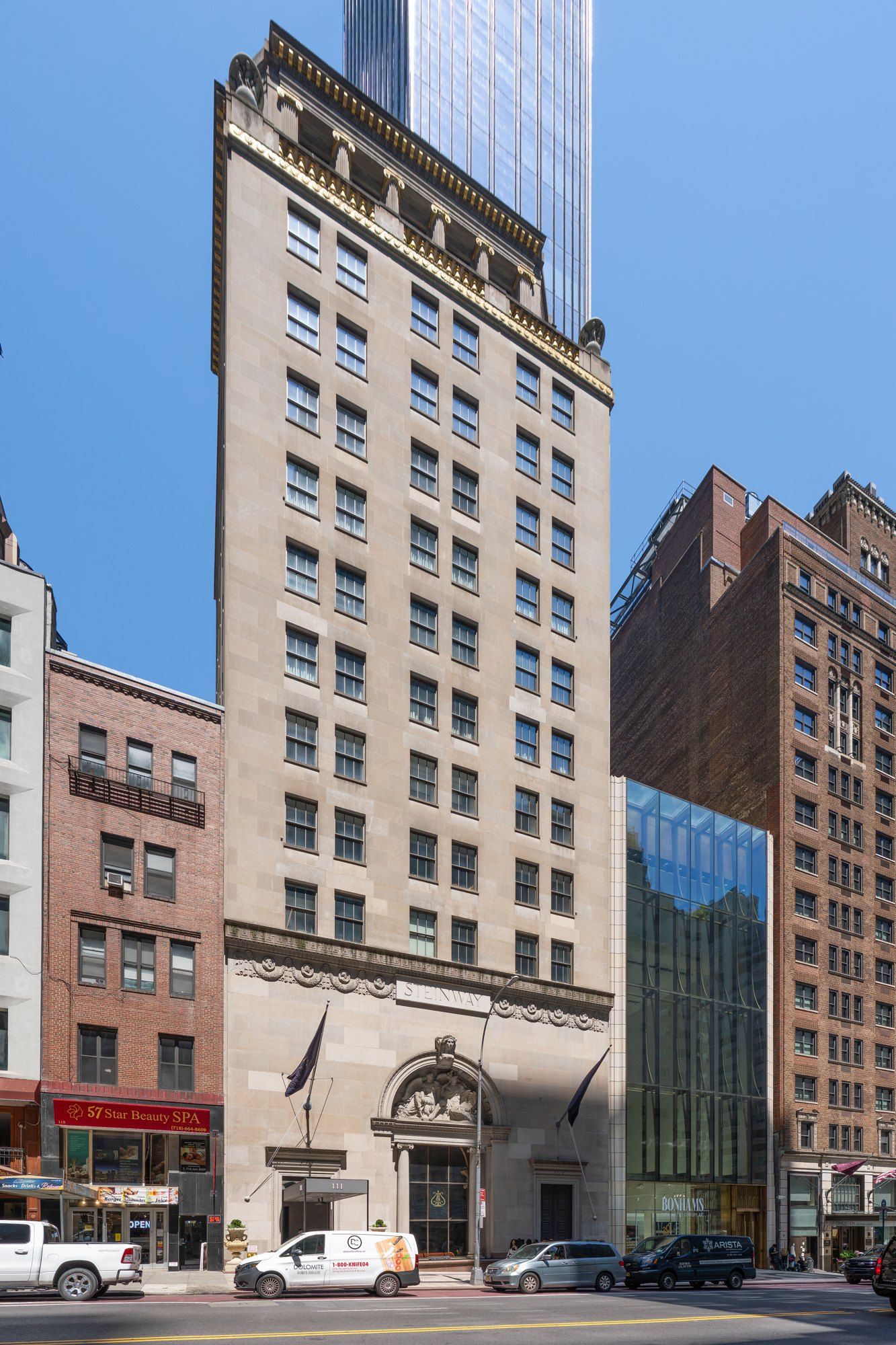 111 West 57th Street Steinway Building, a Wikimedia Commons photograph in Michael Stern's encyclopedia