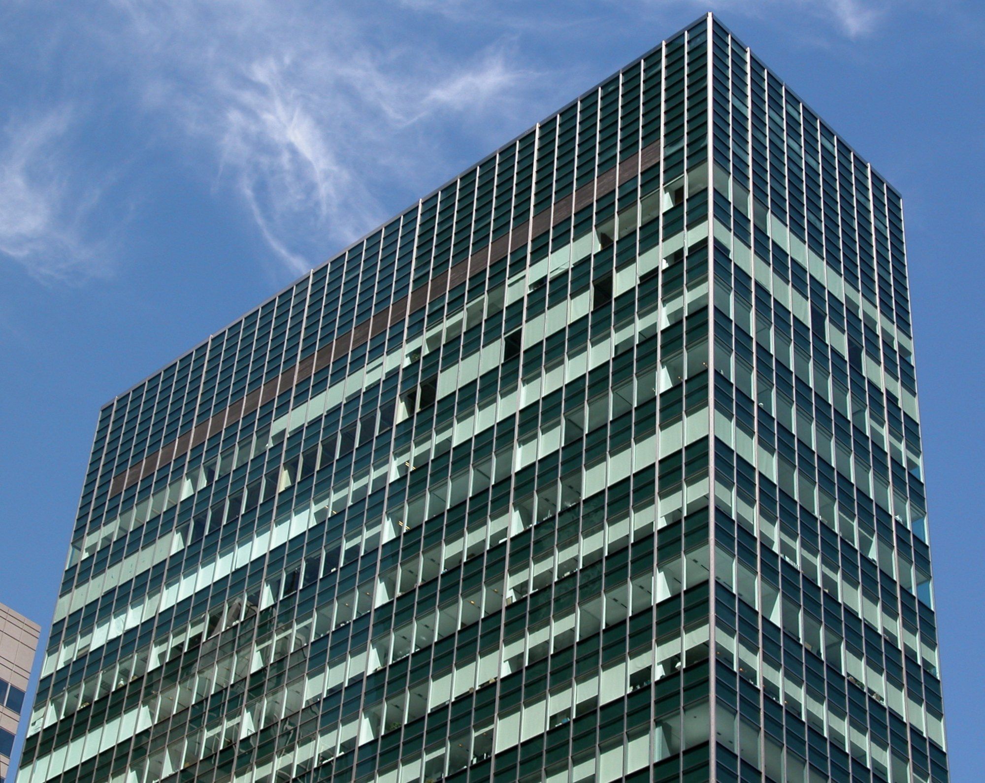 Lever House Curtain wall, a Wikimedia Commons photograph in Michael Stern's encyclopedia