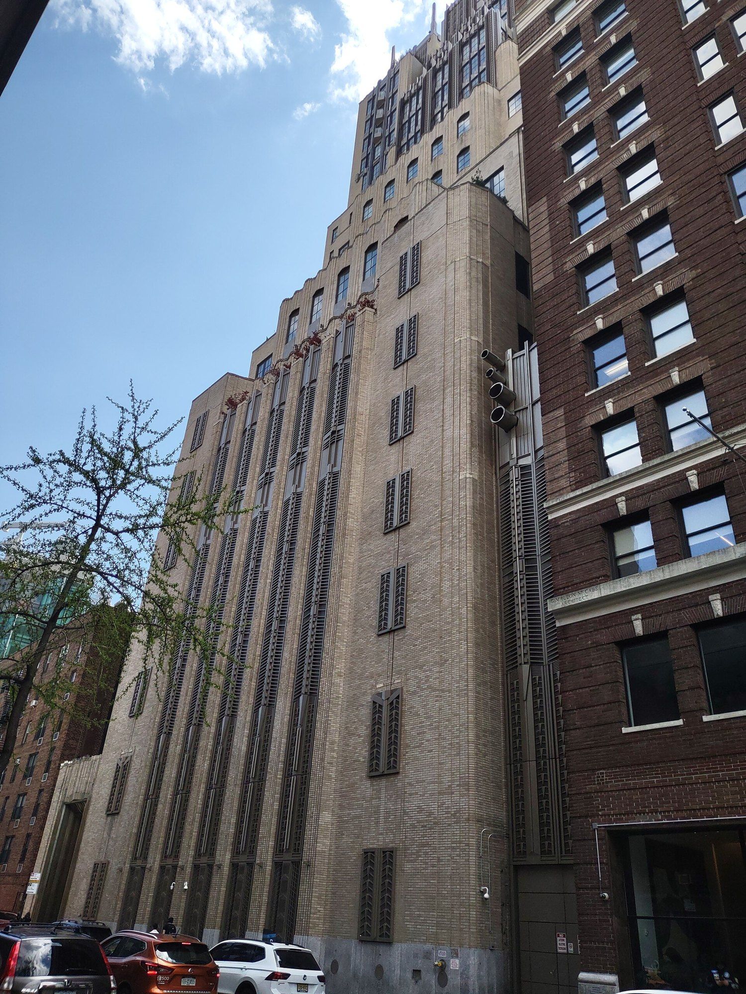 Walker Tower, a Wikimedia Commons photograph in Michael Stern's encyclopedia